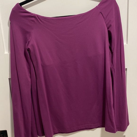 Susana Monaco Wide Nexk Flare Sleeve Top, S - Picture 4 of 4